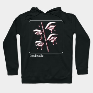 Dead Inside Eyes Goth Hoodie